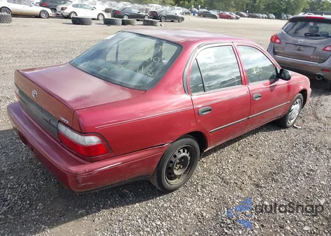 1997 Toyota Corolla Std из США, поврежденный, VIN 2T1BA02E5VC216356